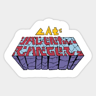 Cat valentine rangers Sticker